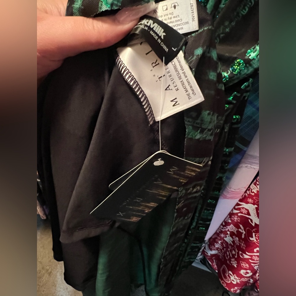 Blackmilk Matrix Code Dance Student High Low Dres… - image 3